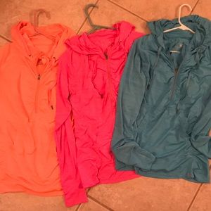 Workout long sleeves pullovers lightweight